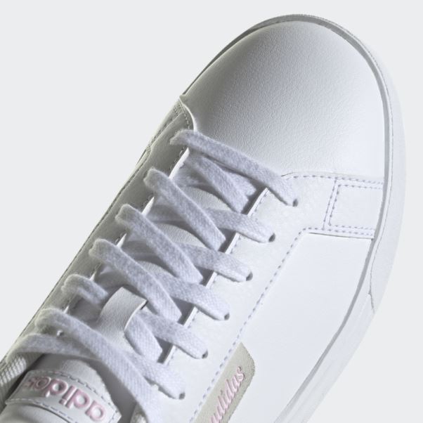 Adidas Court Chaussures De Soie Rose