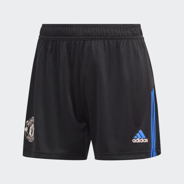 Short D'entrainement Manchester United Condivo 22 Adidas Noir