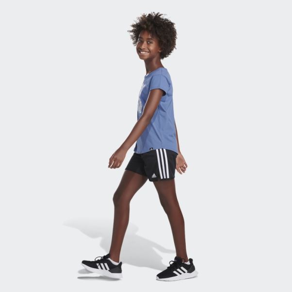Adidas Scoop Tee Bleu