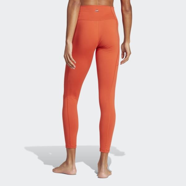 Adidas Yoga Studio 7/8 Legging Rouge