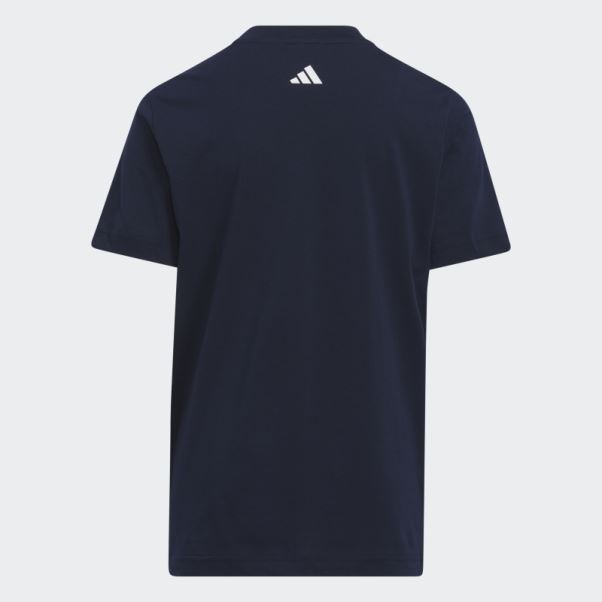 T-shirt Par Unisexe à Manches Courtes Bleu Marine Adidas