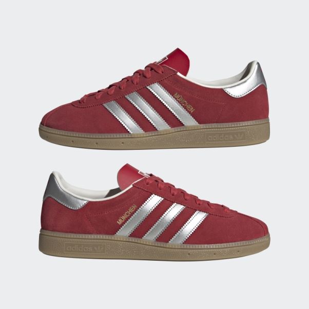 Chaussures Munchen écarlate Adidas