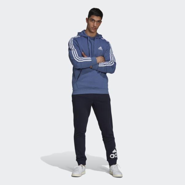 Pantalon Essentiel En Molleton à Logo Et Chevilles Fuselées Adidas Ink