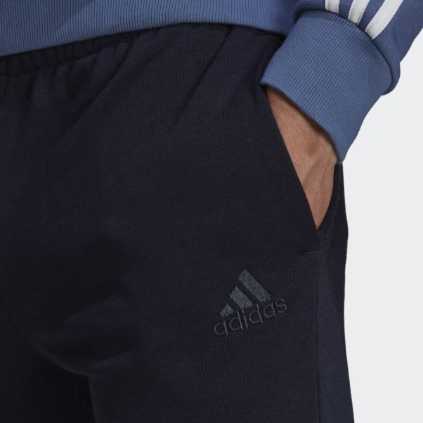 Pantalon Essentiel En Molleton à Logo Et Chevilles Fuselées Adidas Ink