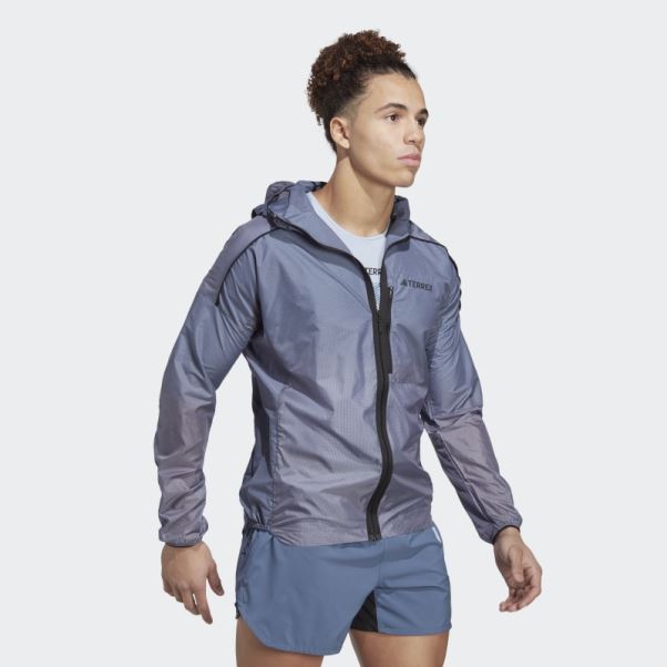 Acier Terrex Agravic Windweave Trail Running Coupe-vent Adidas