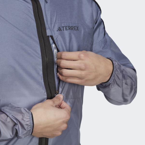 Acier Terrex Agravic Windweave Trail Running Coupe-vent Adidas
