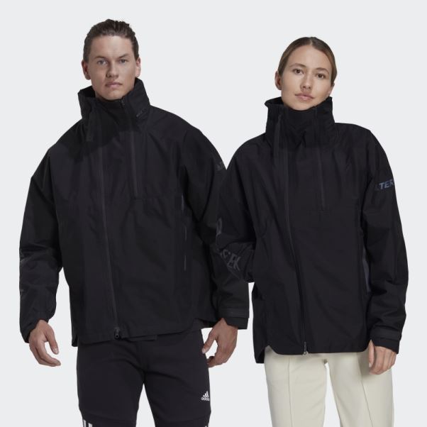 Veste Terrex Ct Myshelter Gore-tex (gender Neutral) Noir Adidas