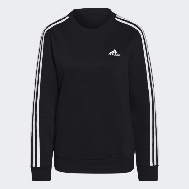 Sweat Polaire Essentials 3 Bandes Noir Adidas