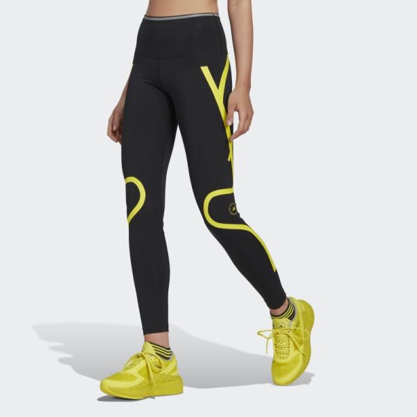 Adidas By Stella Mccartney Truepace Running Leggings Noir Mode