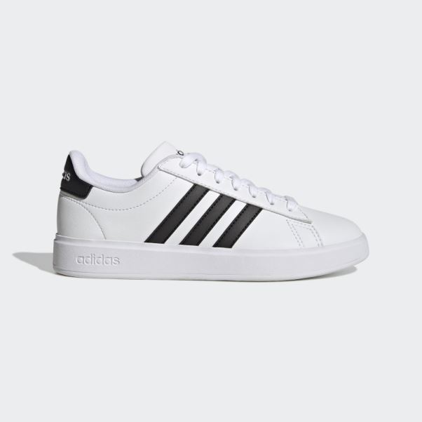 Mode Adidas Grand Court Cloudfoam Style De Vie Cour Confort Chaussures Noir