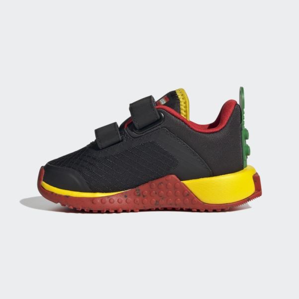 Adidas Dna X Lego Deux-strap Crochet Et Boucle Chaussures Noir Mode