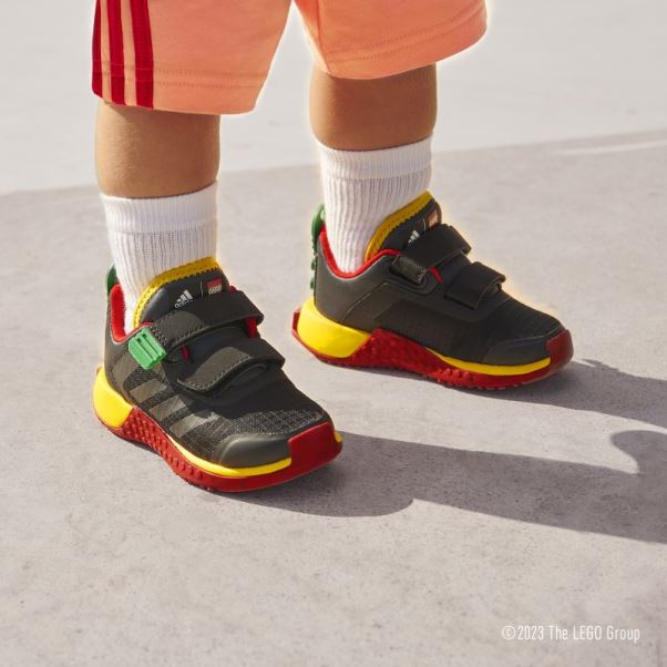 Chaussures Adidas Dna X Lego à Deux Bandes Auto-agrippantes Noires