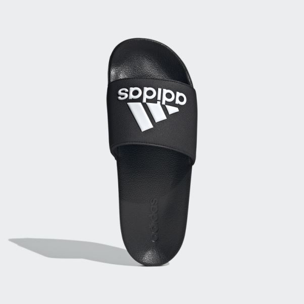 Claquettes De Douche Adidas Adilette Blanches