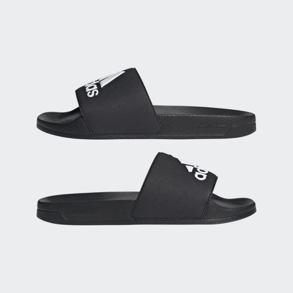 Claquettes De Douche Adidas Adilette Blanches