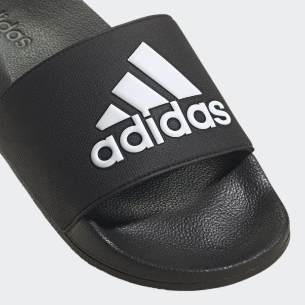 Claquettes De Douche Adidas Adilette Blanches