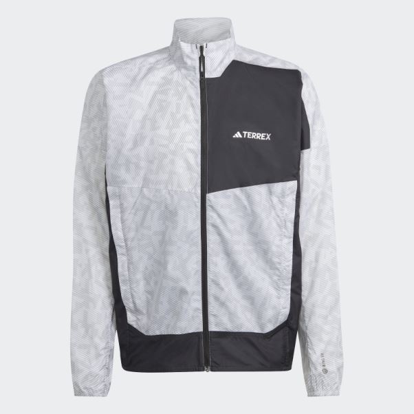 Coupe Vent Terrex Trail Running Adidas Blanc