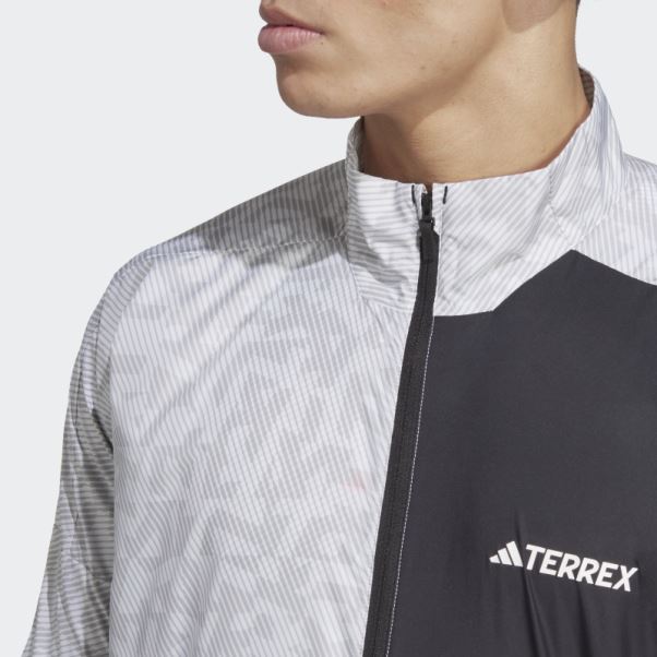 Coupe Vent Terrex Trail Running Adidas Blanc