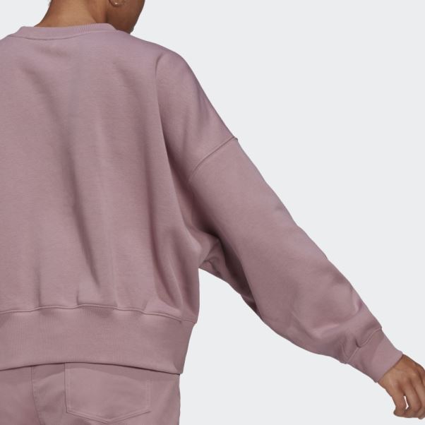 Sweat Polaire Adicolor Essentials Mauve Adidas