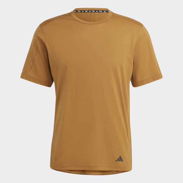 T-shirt D'entraînement Adidas Yoga Base Bronze
