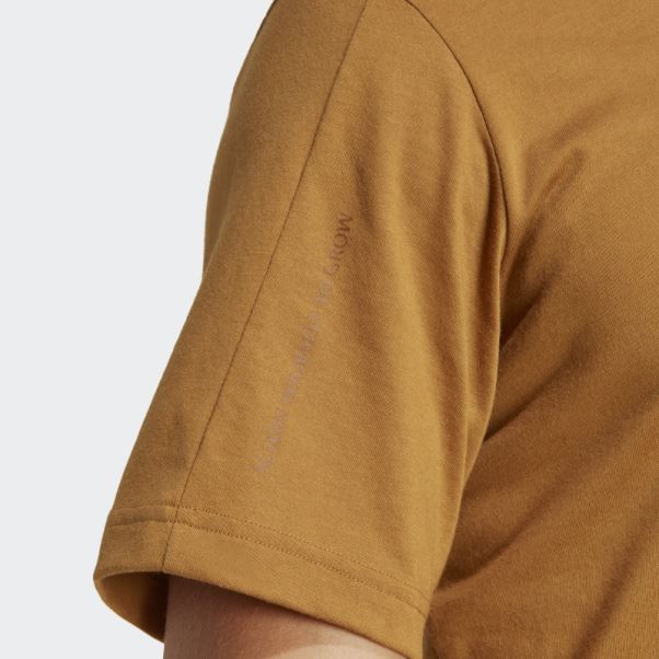 T-shirt D'entraînement Adidas Yoga Base Bronze
