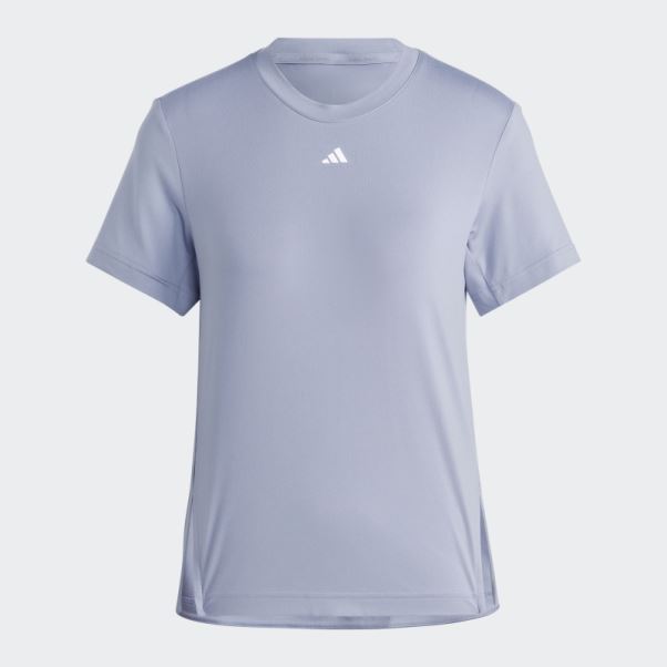 T-shirt Polyvalent Violet Argenté Adidas