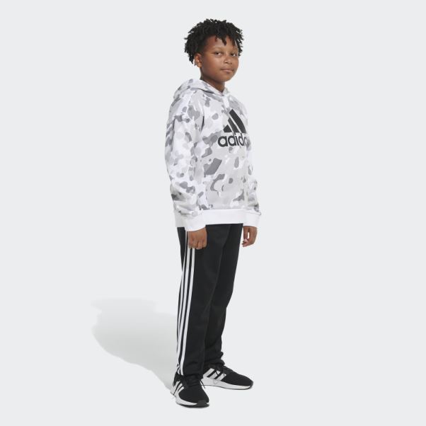 Sweat à Capuche Camo Allover Print (taille Allongée) Blanc Adidas