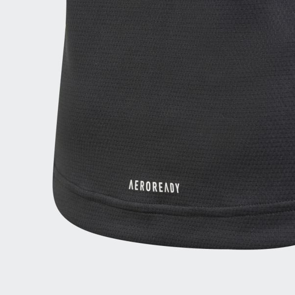 Adidas Aeroready 3 Bandes T-shirt Noir