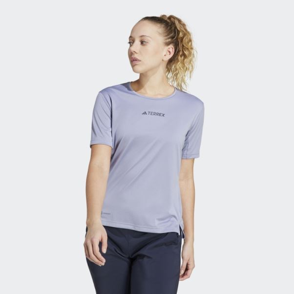 Terrex Multi Tee Adidas Argent Violet