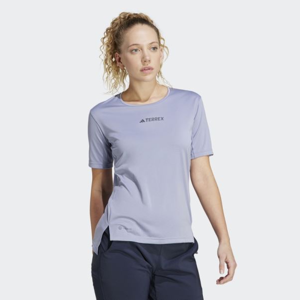 Terrex Multi Tee Adidas Argent Violet