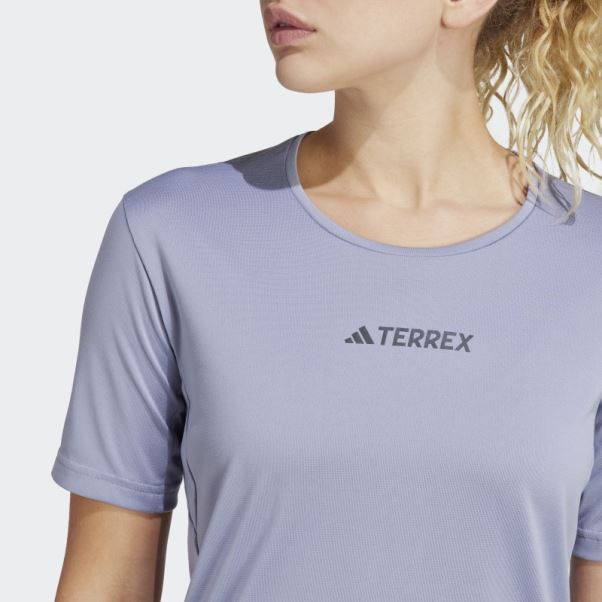 Terrex Multi Tee Adidas Argent Violet