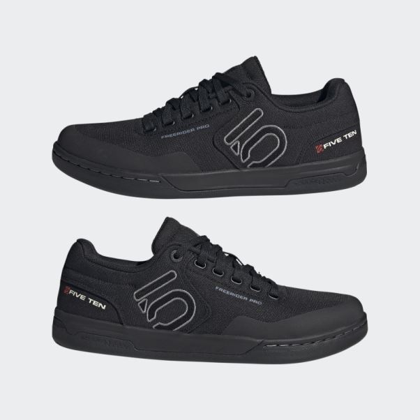 Adidas Five Ten Freerider Pro Chaussures De Vélo De Montagne En Toile Noir