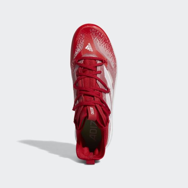 Adizero Afterburner Nwv Crampons Adidas Rouge