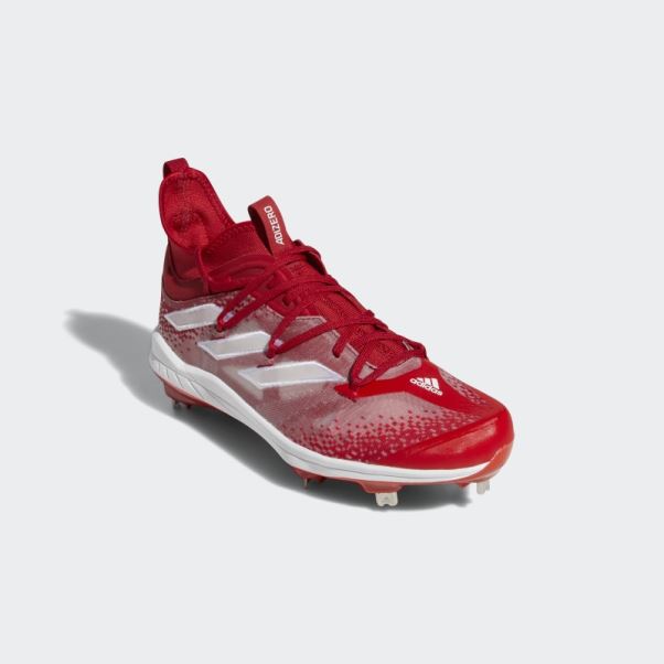 Adizero Afterburner Nwv Crampons Adidas Rouge