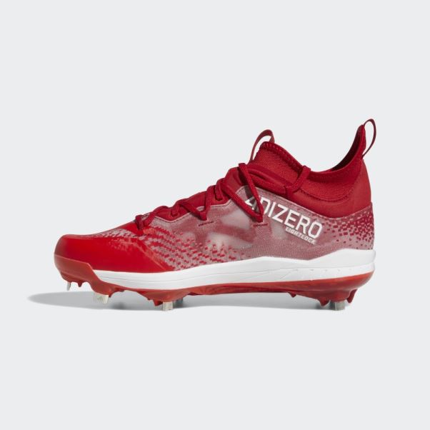 Adizero Afterburner Nwv Crampons Adidas Rouge