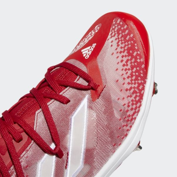 Adizero Afterburner Nwv Crampons Adidas Rouge
