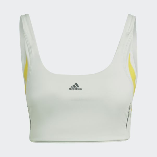 Brassière D'entraînement à Maintien Moyen Powerimpact Luxe Verte Adidas