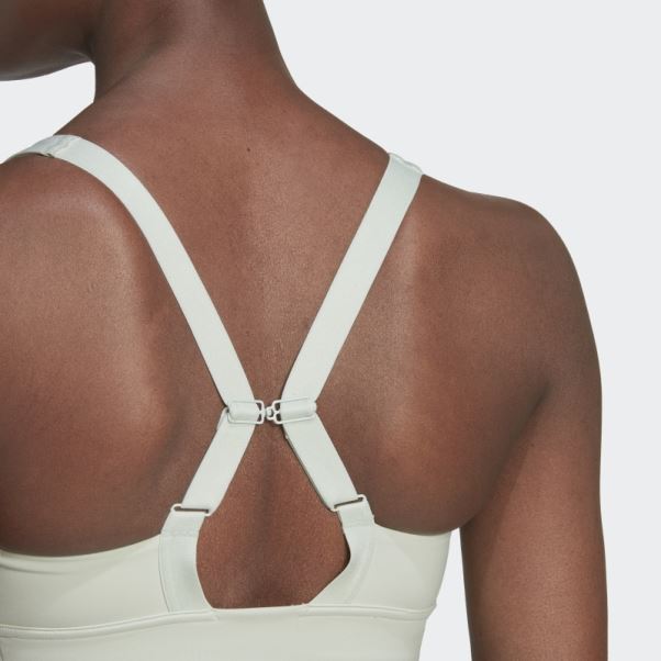 Brassière D'entraînement à Maintien Moyen Powerimpact Luxe Verte Adidas