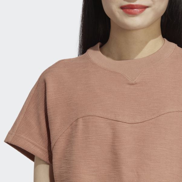 Argile Lounge Terry Loop Crop Top Adidas