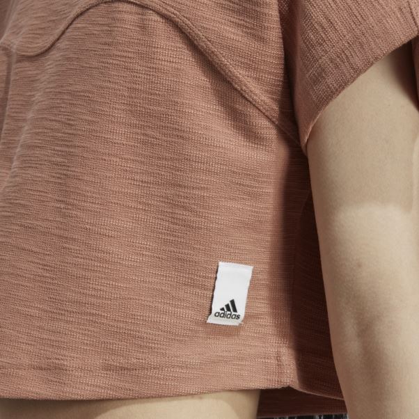 Argile Lounge Terry Loop Crop Top Adidas