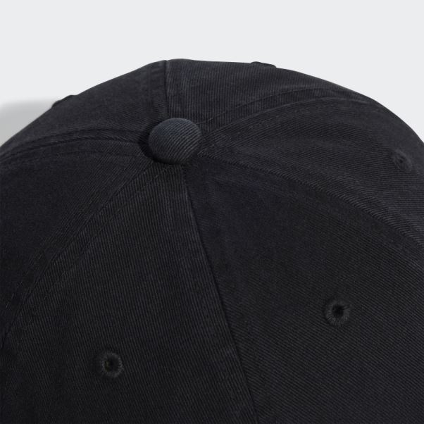 Casquette De Baseball Adicolor Classics Trèfle Délavé Adidas Noir