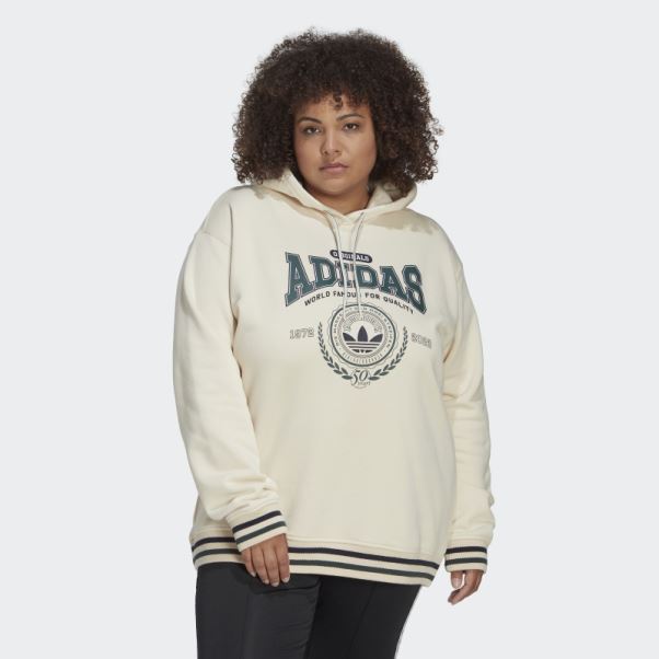 Sweat à Capuche Adidas Originals Class Of 72 Blanc (taille Plus)