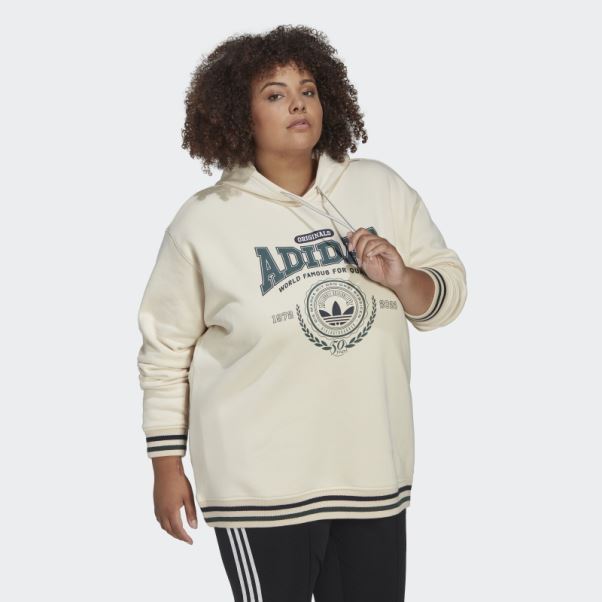 Sweat à Capuche Adidas Originals Class Of 72 Blanc (taille Plus)