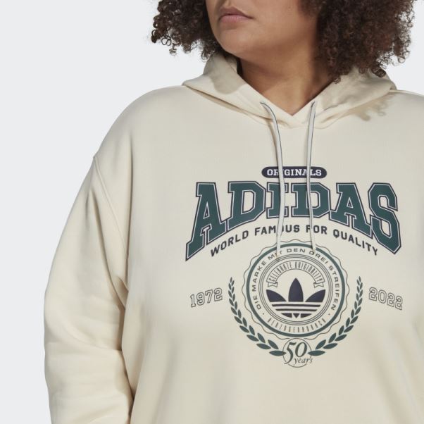 Sweat à Capuche Adidas Originals Class Of 72 Blanc (taille Plus)