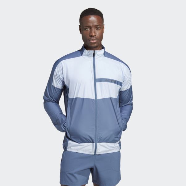 Veste Coupe-vent Terrex Multi Bleu Aube Adidas