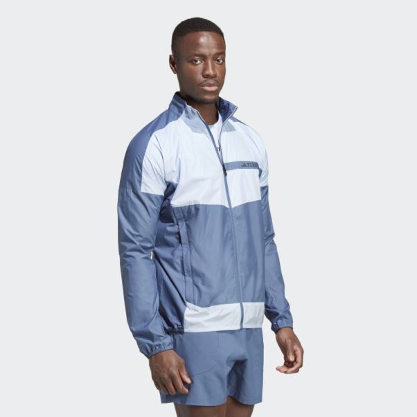 Veste Coupe-vent Terrex Multi Bleu Aube Adidas