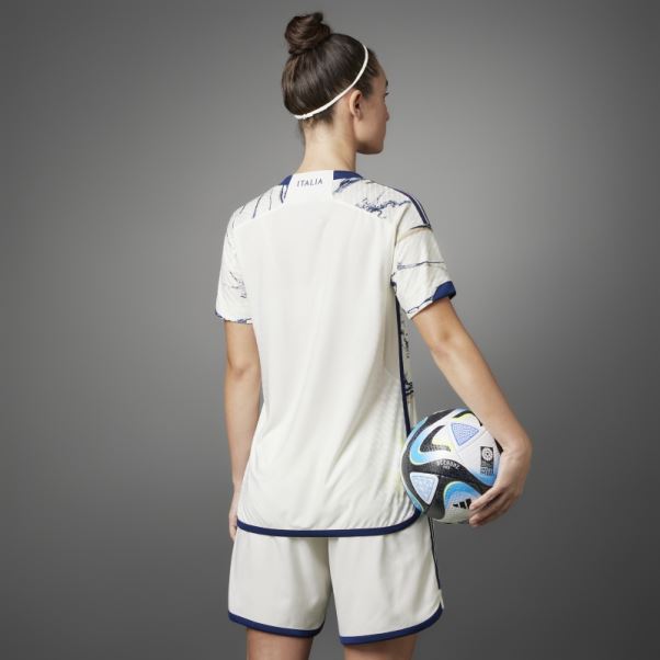 Maillot Italy 23 Away Authentique Femme Blanc Adidas