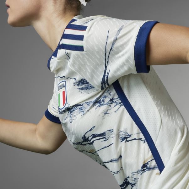 Maillot Italy 23 Away Authentique Femme Blanc Adidas
