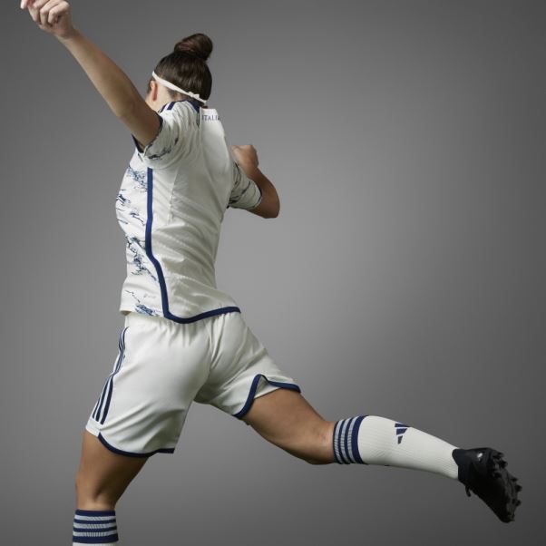 Maillot Italy 23 Away Authentique Femme Blanc Adidas