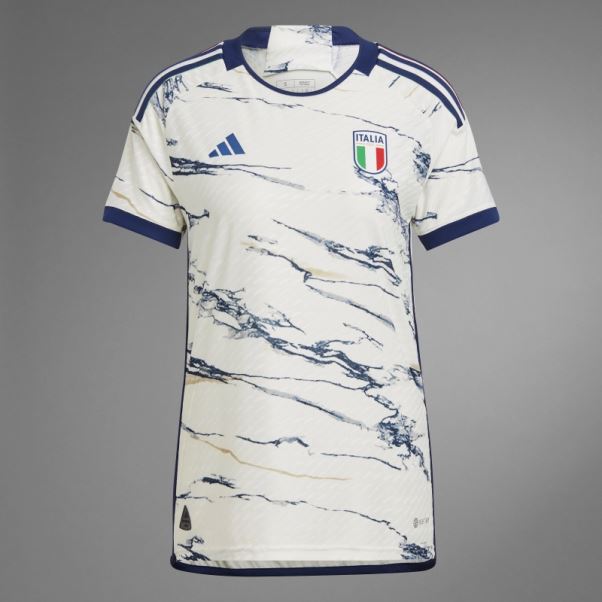 Maillot Italy 23 Away Authentique Femme Blanc Adidas