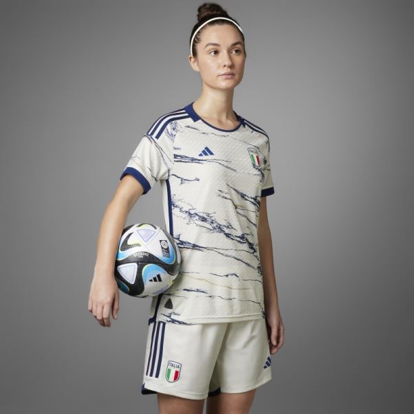 Maillot Italy 23 Away Authentique Adidas Blanc